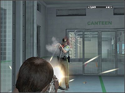 Skieruj się teraz do pomieszczenia, z którego powinno wybiec kilku nowych więźniów - Rozdział 8 - Breakout cz.3 | Kane & Lynch Dead Men - Kane & Lynch: Dead Men - poradnik do gry