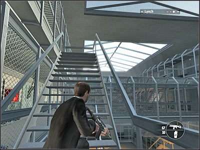 Musisz się tu BARDZO pilnować, gdyż w ukazanym na screenie miejscu zostaniesz zaatakowany przez kilku wartowników - Rozdział 8 - Breakout cz.5 | Kane & Lynch Dead Men - Kane & Lynch: Dead Men - poradnik do gry