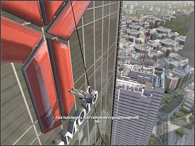 Po kilku chwilach znajdziesz się przy głównym biurze Retomoto - Rozdział 9 - Retomoto Tower cz.1 | Kane & Lynch Dead Men - Kane & Lynch: Dead Men - poradnik do gry