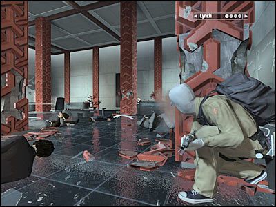 Cel: Pick Up The Briefcase From Retomoto (Podnieś walizkę, znajdującą się przy ciele Retomoto) - Rozdział 9 - Retomoto Tower cz.2 | Kane & Lynch Dead Men - Kane & Lynch: Dead Men - poradnik do gry