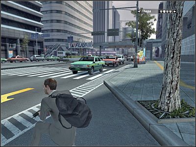 Rekomendowałbym przykleić się do prawej ściany, tak aby móc pozbawić życia snajpera, który pojawi się na okolicznym mostku (screen) - Rozdział 10 - Tokyo Streets cz.2 | Kane & Lynch Dead Men - Kane & Lynch: Dead Men - poradnik do gry