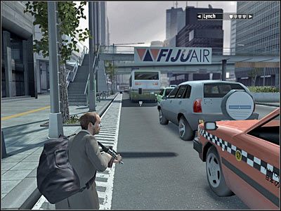 Proponowałbym udać się teraz szybko na balkonik, na którym znajdował się zabity snajper - Rozdział 10 - Tokyo Streets cz.2 | Kane & Lynch Dead Men - Kane & Lynch: Dead Men - poradnik do gry