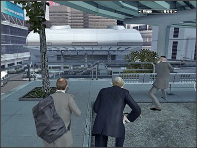 Po kilku chwilach sam lub w towarzystwie dwóch osób powinieneś przejść w lewą stronę, ustawiając się w zbliżonym miejscu - Rozdział 10 - Tokyo Streets cz.3 | Kane & Lynch Dead Men - Kane & Lynch: Dead Men - poradnik do gry