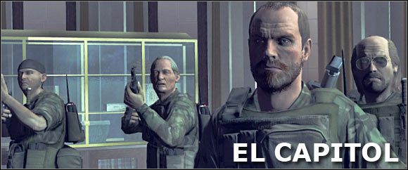 W pierwszej kolejności przedostajemy się na dach budynku, tak aby zbliżyć się do pałacu prezydenckiego - Rozdział 12 - El Capitol cz.1 | Kane & Lynch Dead Men - Kane & Lynch: Dead Men - poradnik do gry