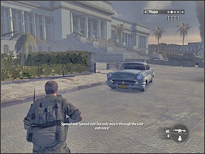 Ustaw się teraz w ukazanym na screenie miejscu - Rozdział 12 - El Capitol cz.3 | Kane & Lynch Dead Men - Kane & Lynch: Dead Men - poradnik do gry