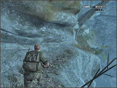 Zatrzymaj się po dotarciu w ukazane na screenie miejsce - Rozdział 13 - Birds Eye View cz.1 | Kane & Lynch Dead Men - Kane & Lynch: Dead Men - poradnik do gry