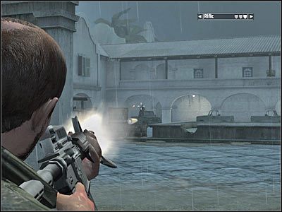 Zabezpiecz teraz cały ten dziedziniec, podnosząc amunicję do karabinu maszynowego - Rozdział 14 - Within The Walls cz.4 | Kane & Lynch Dead Men - Kane & Lynch: Dead Men - poradnik do gry