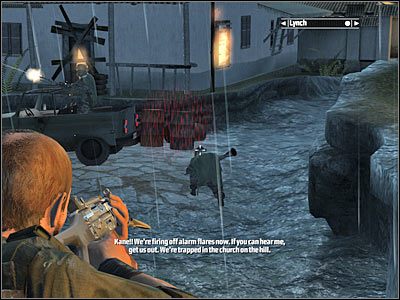 Możesz teraz wybierać pomiędzy własnoręcznym skorzystaniem z CKM-u, a starannym rozprawianiem się z pojawiającymi się tu przeciwnikami - Rozdział 16 - Consequence cz.1 | Kane & Lynch Dead Men - Kane & Lynch: Dead Men - poradnik do gry