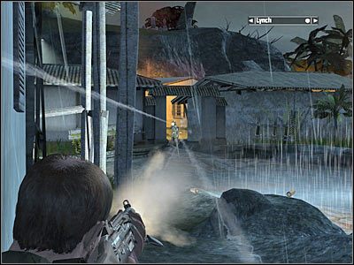 Proponowałbym teraz podejść trochę do przodu, a następnie skręcić w lewo - Rozdział 16 - Consequence cz.1 | Kane & Lynch Dead Men - Kane & Lynch: Dead Men - poradnik do gry