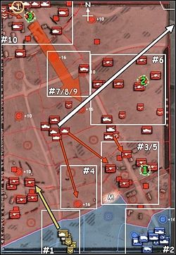 Główne zadania - Misja 9 Bourguebus: Naprzód (1) | Wyzwolenie Caen | Kompania Braci - Kompania Braci: Na linii frontu - poradnik do gry