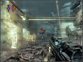 Idź prosto w stronę otwartej bramy #1 , po czym podejdź do kolejnych drzwi #2 - Flames of anger | World War II, 1942 | Clive Barkers Jericho - Clive Barkers Jericho - poradnik do gry