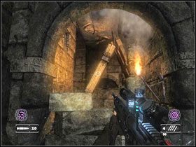 Po przejściu przez mostek dojdziesz do schodów #1 - Motley Crew | The Crusades, 1213 | Clive Barkers Jericho - Clive Barkers Jericho - poradnik do gry