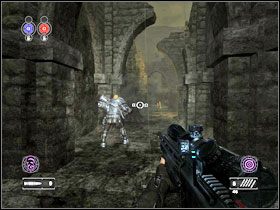 Dotrzesz do zejścia, na dole będzie znajdował się mostek #1 , a z budynku będą wybiegać kolejne fale potworów - Out of the Frying Pan... | The Crusades, 1213 | Clive Barkers Jericho - Clive Barkers Jericho - poradnik do gry