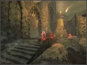 Kiedy dojdziesz do zabarykadowanych drzwi #1 zostaniesz zaatakowany przez latające potwory - Out of the Frying Pan... | The Crusades, 1213 | Clive Barkers Jericho - Clive Barkers Jericho - poradnik do gry