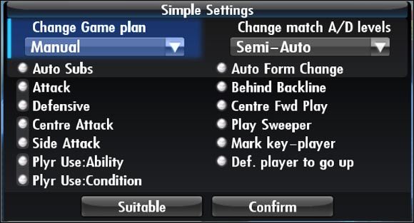 Change Game plan - Menu formacji i strategii (1) | Pro Evolution Soccer 2008 - Pro Evolution Soccer 2008 - poradnik do gry