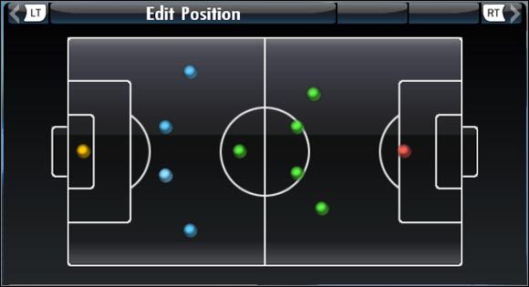 Edit position - Menu formacji i strategii (1) | Pro Evolution Soccer 2008 - Pro Evolution Soccer 2008 - poradnik do gry