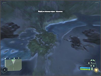 Sterowana przez Ciebie postać po chwili straci spadochron, w rezultacie czego będziesz musiał przygotować się na twarde lądowanie - Crysis: Misja 1, Contact - Lądowanie - solucja, opis przejścia - Crysis - poradnik do gry