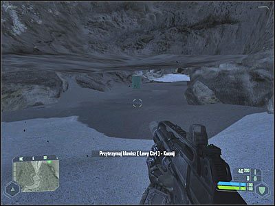 Po dotarciu do punktu 3 otrzymasz ostrzeżenie, iż w okolicy znajduje się przeciwnik - Crysis: Misja 1, Contact - Dotarcie do Błazna - solucja, opis przejścia - Crysis - poradnik do gry