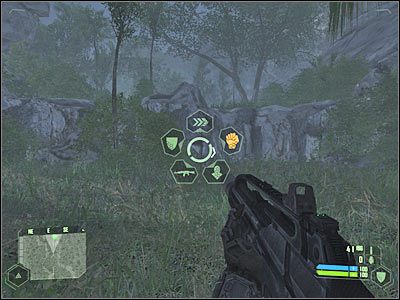 W okolicy jest dwóch przeciwników - Crysis: Misja 1, Contact - Zbliżenie się do strefy lądowania - solucja - Crysis - poradnik do gry