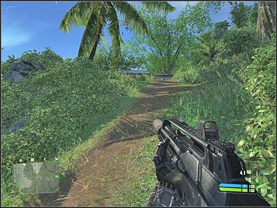 W obozie powinno znajdować się 4-5 żołnierzy - Crysis: Misja 1, Contact - Zbadanie sztabu - solucja, opis przejścia - Crysis - poradnik do gry