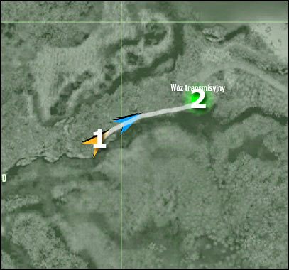 Oznaczenia na mapie - Crysis: Misja 2, Recovery - Zajęcie wozu transmisyjnego - solucja - Crysis - poradnik do gry