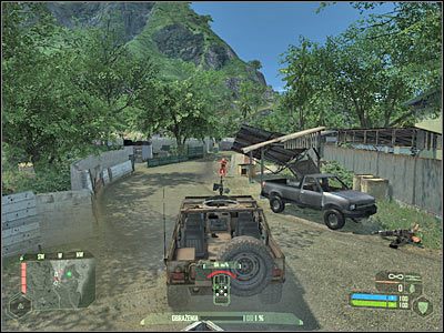 Następnie powinieneś spróbować przedostać się w okolice budynku ratusza (6 na mapie), gdyż to właśnie tam ukrywa się liczna grupa przeciwników - Crysis: Misja 2, Recovery - Dotarcie do budynku szkoły cz.2 - solucja - Crysis - poradnik do gry