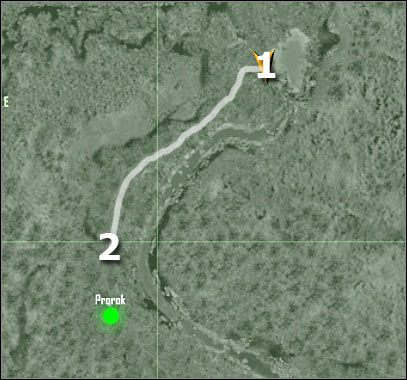 Oznaczenia na mapie - Crysis: Misja 2, Recovery - Dotarcie do Proroka - solucja, opis przejścia - Crysis - poradnik do gry