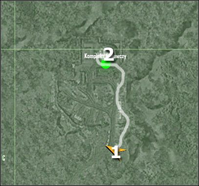 Oznaczenia na mapie - Crysis: Misja 3, Relic - Przedostanie się do kompleksu badawczego - solucja - Crysis - poradnik do gry