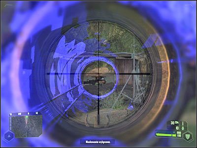 Spróbuj teraz schować się niedaleko zaparkowanego w tym miejscu pojazdu - Crysis: Misja 3, Relic - Przedostanie się do kompleksu badawczego - solucja - Crysis - poradnik do gry