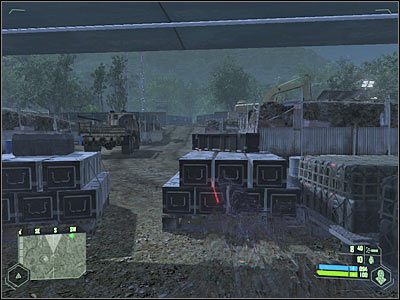 Ponownie należy podjąć ważną decyzję - Crysis: Misja 3, Relic - Dotarcie do strefy ewakuacji cz.1 - solucja - Crysis - poradnik do gry