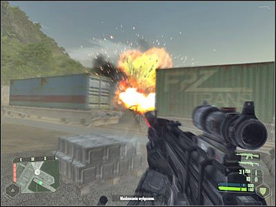 Musisz się teraz przedostać na pokład krążownika - Crysis: Misja 4, Assault - Dokonanie sabotażu na pokładzie krążownika - solucja - Crysis - poradnik do gry