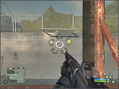 Zabij atakujących Cię wrogów - Crysis: Misja 4, Assault - Dokonanie sabotażu na pokładzie krążownika - solucja - Crysis - poradnik do gry