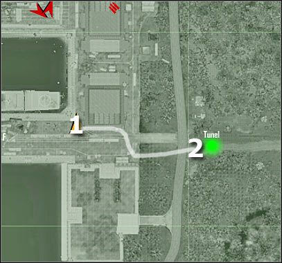 Oznaczenia na mapie - Crysis: Misja 4, Assault - Dołączenie do wojsk majora Stricklanda - solucja - Crysis - poradnik do gry