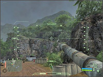 Docelowo musisz pozbawić życia wszystkich okolicznych wrogów, ze szczególnym uwzględnieniem tych, którzy znajdują się bezpośrednio przed Tobą - Crysis: Misja 5, Onslaught - Dotarcie do stacji kolejowej cz.2 - solucja - Crysis - poradnik do gry