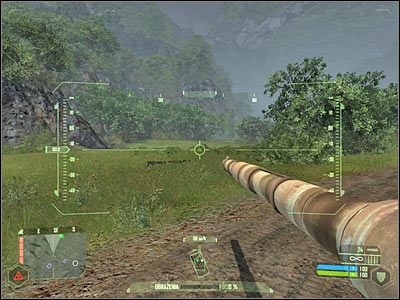 1 - Crysis: Misja 5, Onslaught - Zbliżenie się do składu czołgów - solucja - Crysis - poradnik do gry