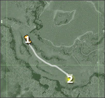 Oznaczenia na mapie - Crysis: Misja 5, Onslaught - Odnalezienie karabinu Gaussa - solucja - Crysis - poradnik do gry