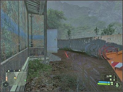 Kiedy uznasz, iż nikt nowy nie zjawi się już przy wyjściu, wejdź do środka - Crysis: Misja 6, Awakening - Zdobycie danych wywiadowczych cz.2 - solucja - Crysis - poradnik do gry