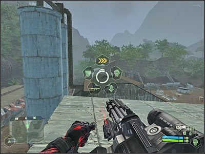 Musisz być bardzo ostrożny, gdyż wrogi snajper również będzie używał opcji kamuflażu - Crysis: Misja 6, Awakening - Zabezpieczenie strefy lądowania - solucja - Crysis - poradnik do gry