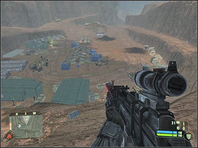 Zbadaj okoliczne baraki oraz skrzynki - Crysis: Misja 6, Awakening - Przedostanie się do wejścia do kopalni 1 - solucja - Crysis - poradnik do gry