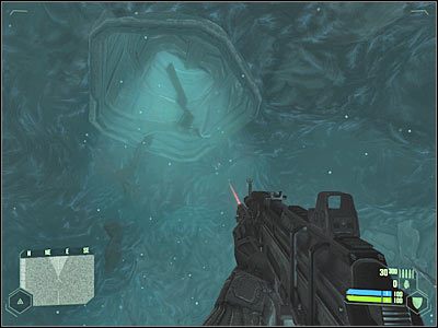 Zostaniesz ponownie zaatakowany przez nietypowo wykonanego stwora - Crysis: Misja 7, Core - Odnalezienie miejsca do ewakuacji cz.2 - solucja - Crysis - poradnik do gry