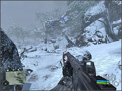 Istnieje też możliwość uniknięcia lub odwleczenia w czasie starcia z tą konkretną grupą potworów - Crysis: Misja 8, Paradise Lost - Odnalezienie żołnierzy cz.2 - solucja - Crysis - poradnik do gry