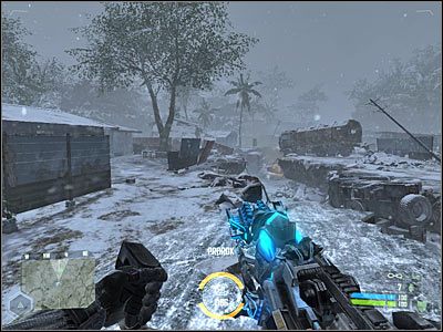 Przygotuj teraz karabin MOAC, gdyż będziesz musiał poradzić sobie ze zdecydowanie większymi potworami, z wyglądu przypominającymi ośmiornice - Crysis: Misja 8, Paradise Lost - Eskortowanie Proroka #2 - solucja - Crysis - poradnik do gry