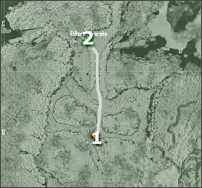 Oznaczenia na mapie - Crysis: Misja 8, Paradise Lost - Eskortowanie Proroka #3 - solucja - Crysis - poradnik do gry