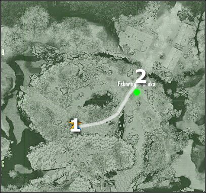 Oznaczenia na mapie - Crysis: Misja 8, Paradise Lost - Eskortowanie Proroka #5 - solucja - Crysis - poradnik do gry