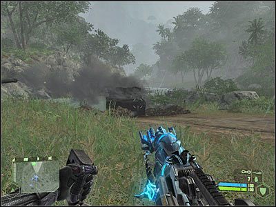 Osobiście nie radziłbym wybierać dróżki wiodącej przy rzece - Crysis: Misja 9, Exodus - Dotarcie do oddziałów majora Stricklanda - solucja - Crysis - poradnik do gry