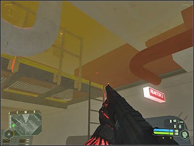 Po dotarciu do końcowej części szybu wentylacyjnego zeskocz w dół - Crysis: Misja 11, Reckoning - Wyłączenie reaktora - solucja, opis przejścia - Crysis - poradnik do gry