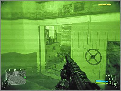 Po kilku chwilach zostaniesz zaatakowany przez pierwszą grupę Obcych - Crysis: Misja 11, Reckoning - Dotarcie na pokład startowy cz.1 - solucja - Crysis - poradnik do gry