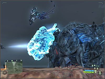 Wybierz z inwentarza nieużywane wcześniej działo taktyczne - Crysis: Misja 11, Reckoning - Zniszczenie okrętu wojennego Obcych - solucja - Crysis - poradnik do gry