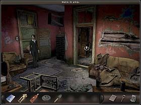 Znalazłszy się na korytarzu, maszeruj na jego koniec i skręć do mieszkania nr 9 (po prawej, na lewo od skrzynki z bezpiecznikami) - Opuszczony dom | Dzień 2 | Art of Murder Sztuka Zbrodni - Art of Murder: Sztuka Zbrodni - poradnik do gry