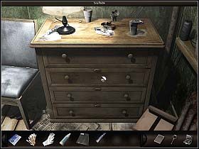 W drugim pokoju zainteresuj się szafą po prawej - Melina gangsterów (1) | Dzień 2 | Art of Murder Sztuka Zbrodni - Art of Murder: Sztuka Zbrodni - poradnik do gry